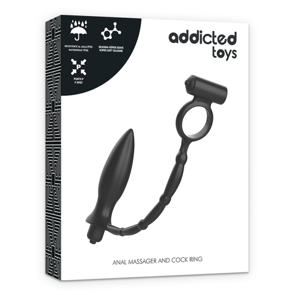 PLUGUE ANAL DE BRINQUEDOS VICIADOS COM ANEL VIBRATÓRIO - Imagen 6