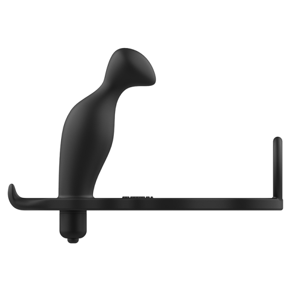 PLUGUE ANAL DE BRINQUEDOS VICIADOS COM ANEL DE SILICONE PRETO - Imagen 5