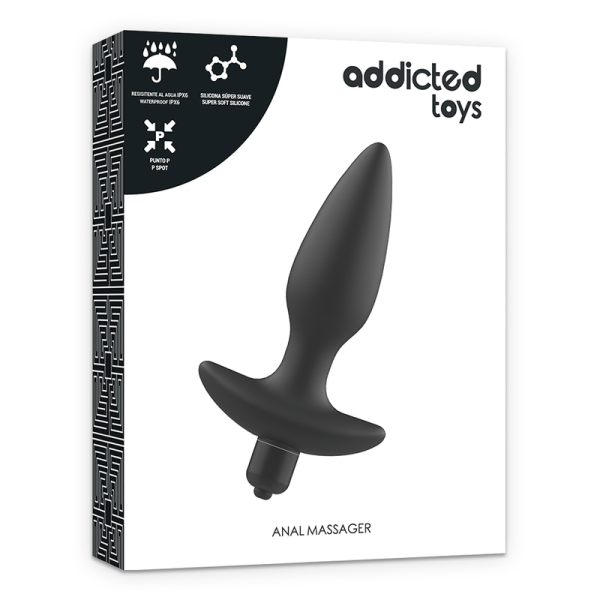TOYS TOYS MASSAGER PLUG ANAL COM VIBRATION BLACK - Imagen 6