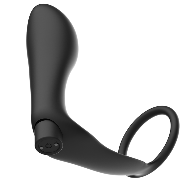 ANEL DE PÊNIS DE BRINQUEDOS VICIADOS COM CONTROLE REMOTO ANAL PLUG PRETO RECARREGÁVEL - Imagen 5