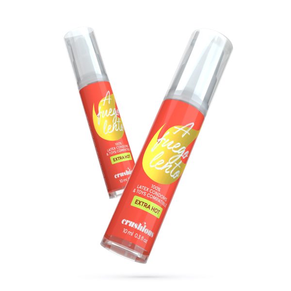 GEL LUBRIFICANTE A FUEGO LENTO DE EFEITO CALOR CRUSHIOUS 10ML - Imagen 3