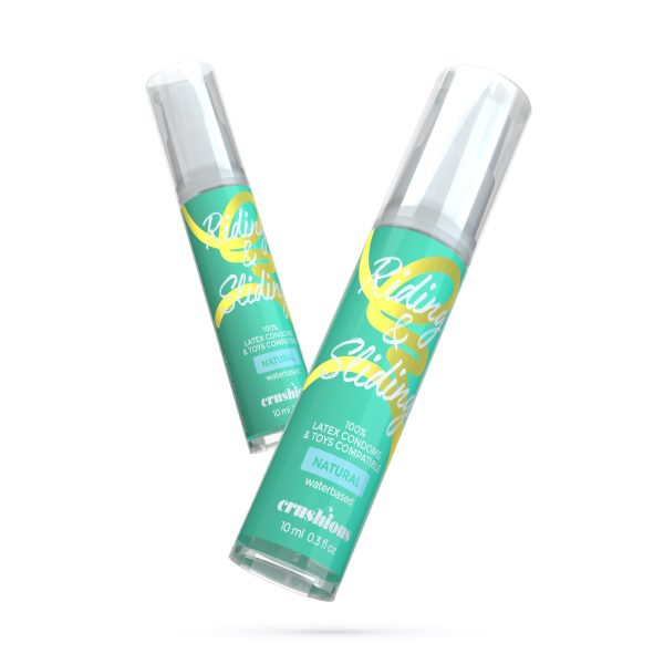 GEL LUBRIFICANTE RIDING & SLIDING À BASE DE ÁGUA CRUSHIOUS 10ML - Imagen 3