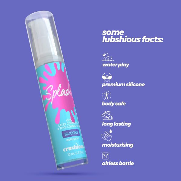 GEL LUBRIFICANTE SPLASH DE SILICONE CRUSHIOUS 10ML - Imagen 5