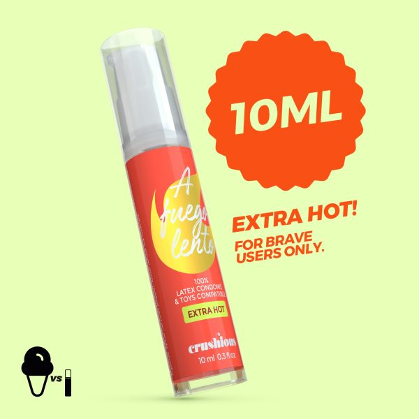 GEL LUBRIFICANTE A FUEGO LENTO DE EFEITO CALOR CRUSHIOUS 10ML - Imagen 6