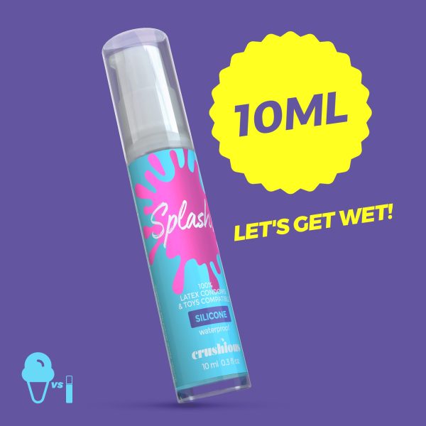 GEL LUBRIFICANTE SPLASH DE SILICONE CRUSHIOUS 10ML - Imagen 6