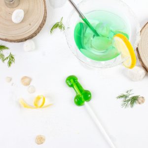 CHUPA CHUPA FORMA DE PÉNIS COM SABOR A CAIPIRINHA SECRET PLAY