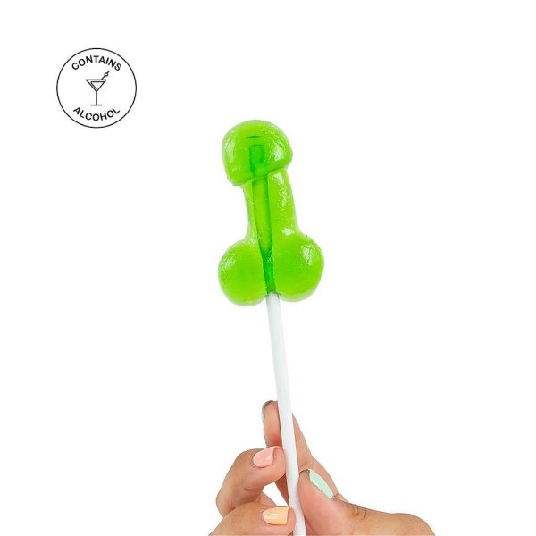 CHUPA CHUPA FORMA DE PÉNIS COM SABOR A CAIPIRINHA SECRET PLAY - Imagen 4
