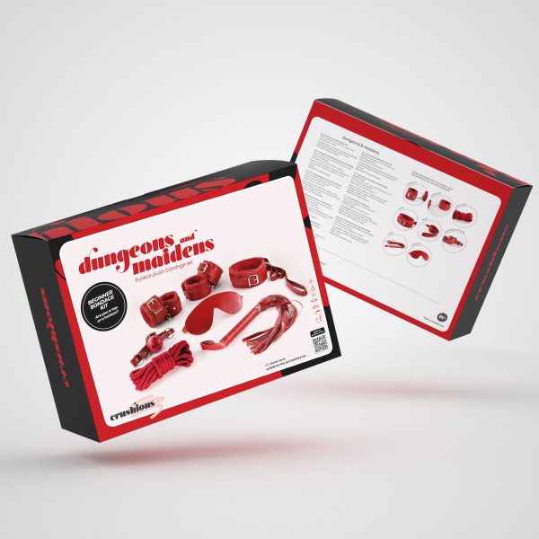 KIT BDSM DUNGEONS & MAIDENS VERMELHO CRUSHIOUS - Imagen 10