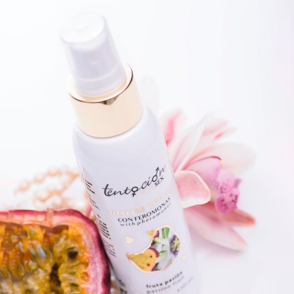 AMBIENTADOR COM FEROMONAS AROMA MARACUJÁ 100ML TENTACIÓN PLAY SEX - Imagen 2