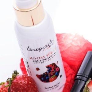 AMBIENTADOR COM FEROMONAS AROMA FRUTOS VERMELHOS 100ML TENTACIÓN PLAY SEX