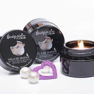 VELA COM FEROMONAS AROMA ENTRE LENÇÓIS 20ML TENTACIÓN PLAY SEX