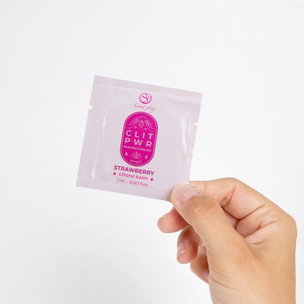 SAQUETA CLIT PWR - BÁLSAMO PARA CLÍTORIS DE MORANGO 2ML SECRET PLAY - Imagen 2