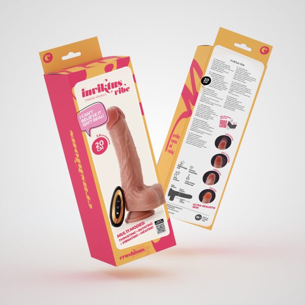 VIBRADOR DE SILICONE LÍQUIDO INVIKTUS VIBE 7,5 CRUSHIOUS PELE - Imagen 11
