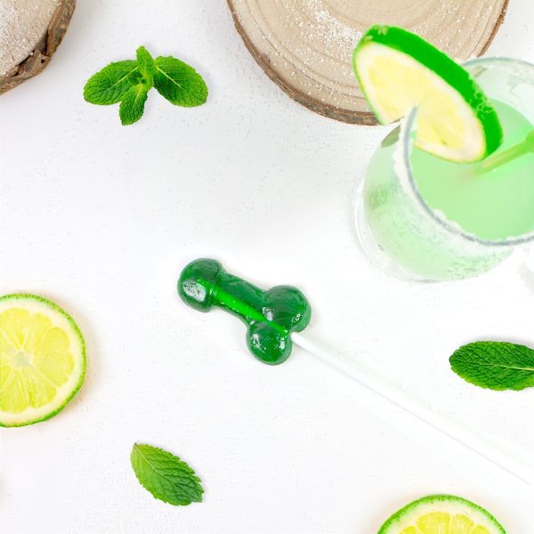 CHUPA CHUPA FORMA DE PÉNIS COM SABOR A MOJITO COM ÁLCOOL SECRET PLAY - Imagen 2