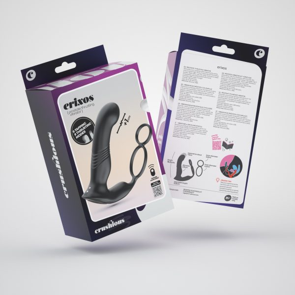 VIBRADOR DE PRÓSTATA COM COMANDO ERIXOS CRUSHIOUS - Imagen 5