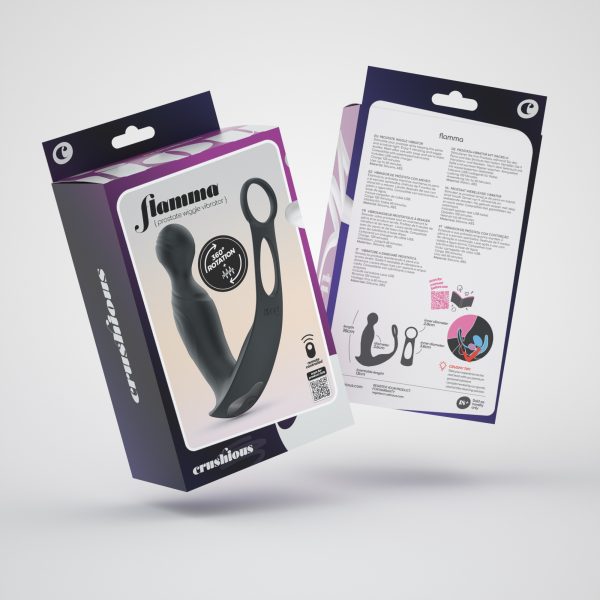 VIBRADOR DE PRÓSTATA COM COMANDO FLAMMA CRUSHIOUS - Imagen 6