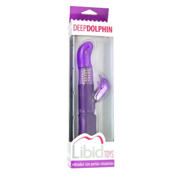 VIBRADOR DEEP DOLPHIN ROXO LIBID TOYS - Imagen 2