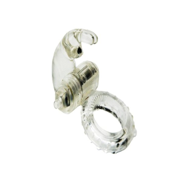 ANEL VIBRATÓRIO CONEJILLO TRANSPARENTE LIBID TOYS - Imagen 4