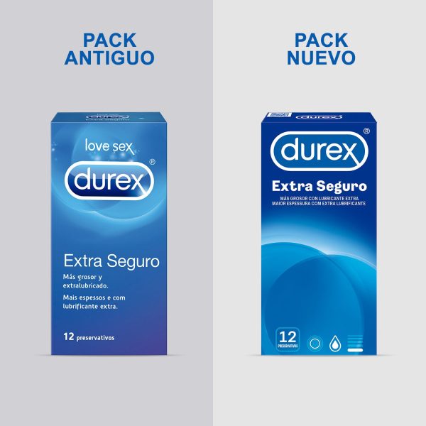 CAIXA COM 12 PRESERVATIVOS EXTRA SEGURO DUREX - Imagen 2