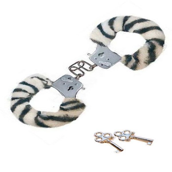 ALGEMAS COM PELÚCIA FURRY FUN ZEBRA TOYJOY - Imagen 3