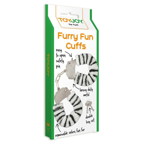 ALGEMAS COM PELÚCIA FURRY FUN ZEBRA TOYJOY - Imagen 4