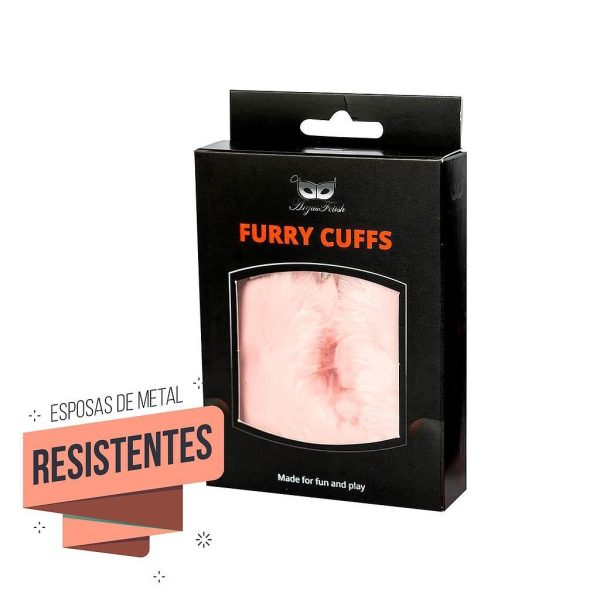 ALGEMAS COM PELÚCIA ROSA ARGUS FETISH ARGUS TOYS - Imagen 3
