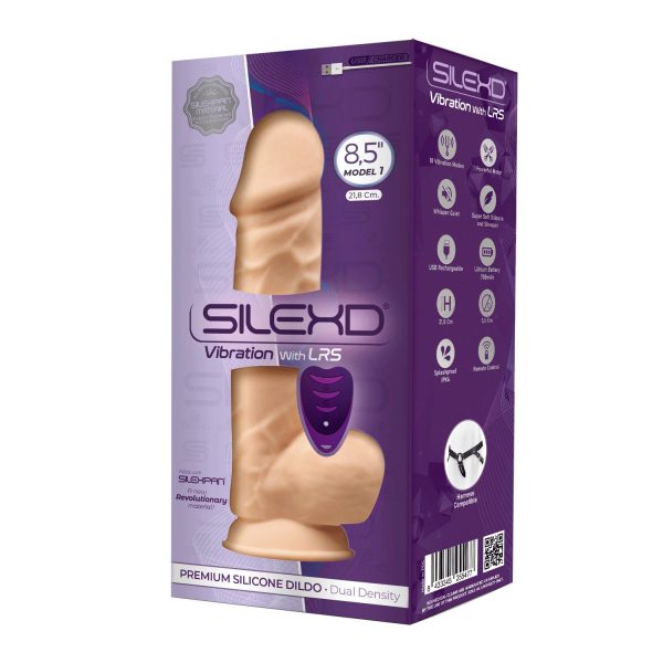 VIBRADOR REALISTA COM ROTAÇÃO E COMANDO SILEXD FLESH MODELO 1 8.5" SILEXD - Imagen 4