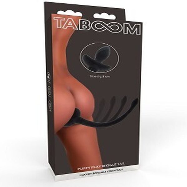 PLUG ANAL COM CAUDA QUE ABANA E COMANDO PUPPY PLAY TABOOM - Imagen 4