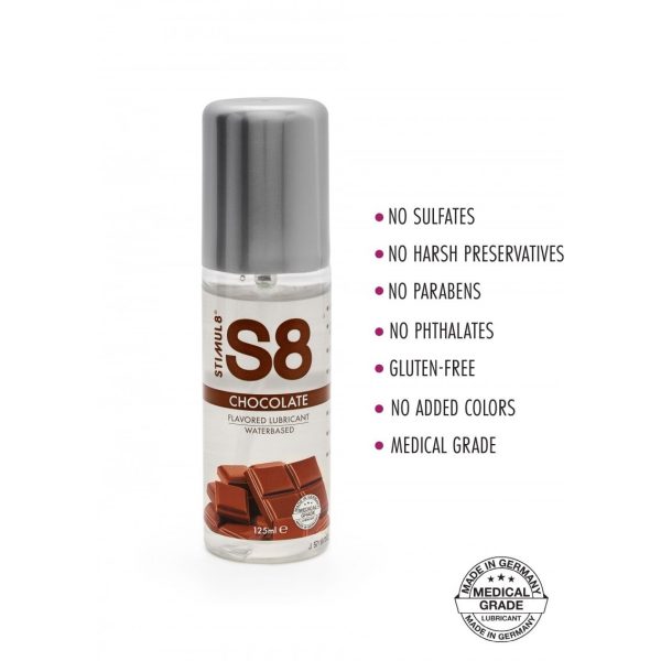 LUBRIFICANTE À BASE DEÁGUA COM SABOR A CHOCOLATE S8 STIMUL8 125ML - Imagen 2