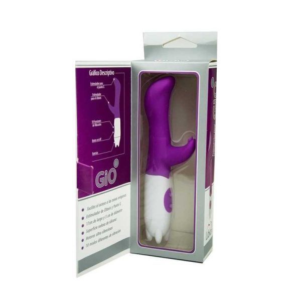 VIBRADOR GIO ROXO LIBID TOYS - Imagen 2