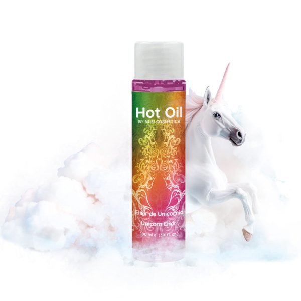 ÓLEO DE MASSAGEM COM EFEITO CALOR ELÍXIR DE UNICÓRNIO HOT OIL NUEI 100ML - Imagen 2