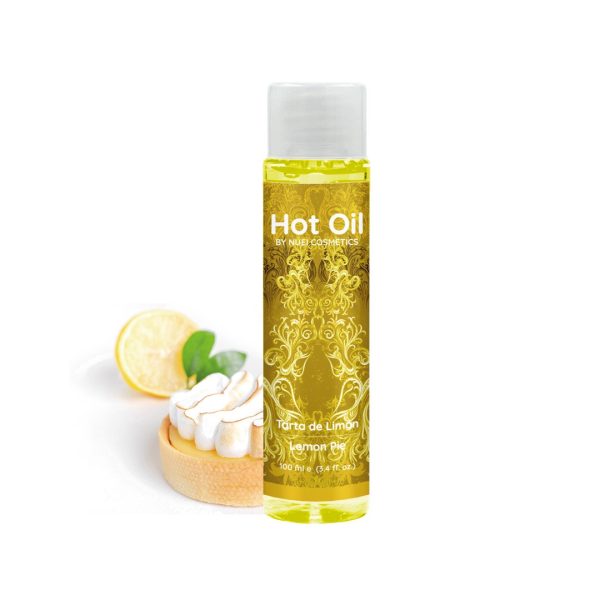 ÓLEO DE MASSAGEM COM EFEITO CALOR TARTE DE LIMÃO HOT OIL NUEI 100ML - Imagen 2