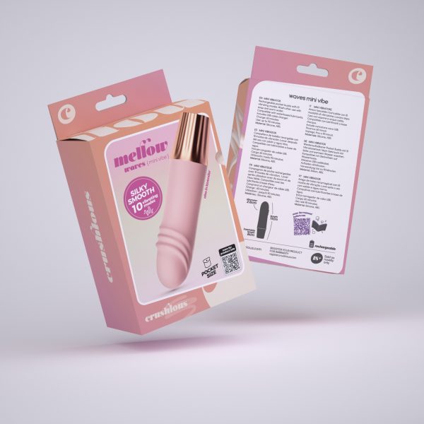 MINI VIBRADOR MELLOW WAVES ROSA CRUSHIOUS - Imagen 6