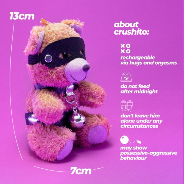 PORTA CHAVES URSO CRUSHITO COM GUIZO CRUSHIOUS - Imagen 4
