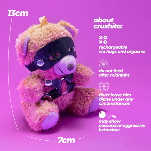 PORTA CHAVES URSO CRUSHITO COM ARNÊS CRUSHIOUS - Imagen 5