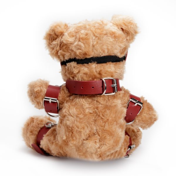 URSO DE PELÚCIA BONDAGE CRUSHITO VERMELHO 31CM CRUSHIOUS - Imagen 2