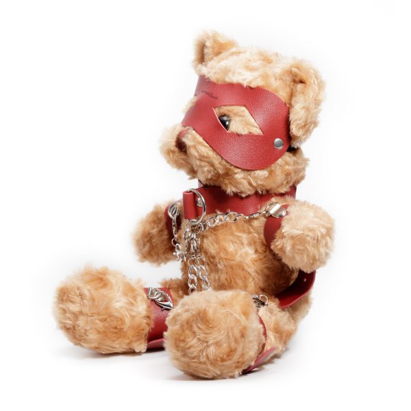URSO DE PELÚCIA BONDAGE CRUSHITO VERMELHO 31CM CRUSHIOUS - Imagen 3
