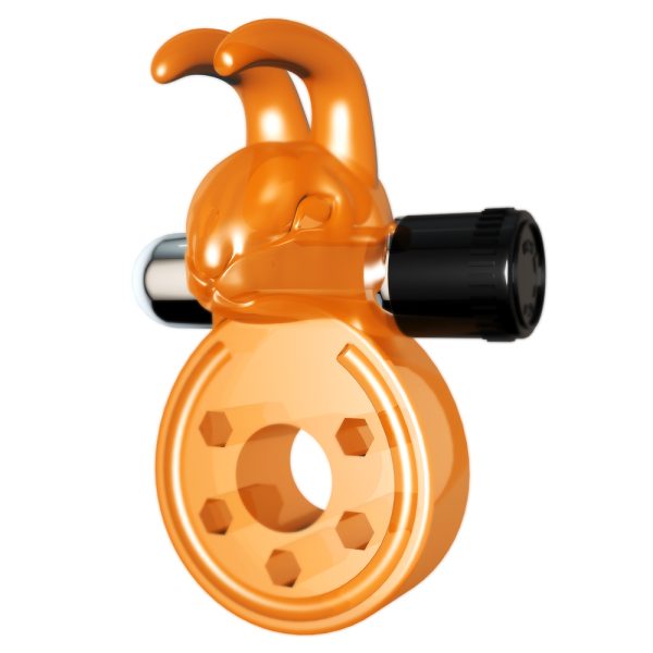ANEL PARA O PÉNIS COM VIBRAÇÃO SEX PLEASE! BAXTER LARANJA - Imagen 2