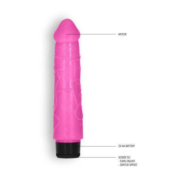 VIBRADOR REALÍSTICO 8" THICK VIBE GC ROSA - Imagen 2