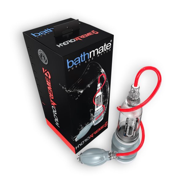BOMBA COM ACESSÓRIOS BATHMATE HYDROXTREME 5 TRANSPARENTE - Imagen 2