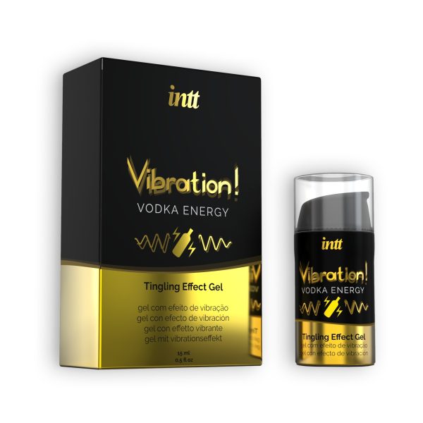 GEL COM VIBRAÇÃO VIBRATION VODKA INTT 15ML - Imagen 2
