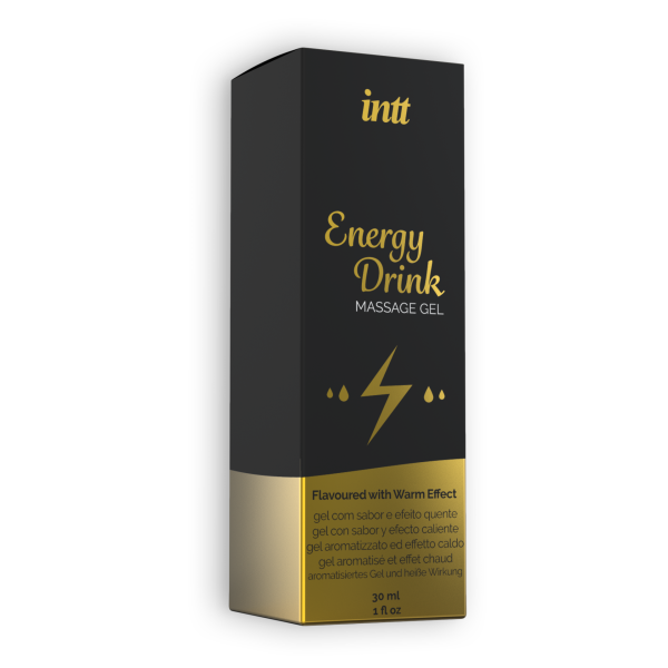 GEL DE MASSAGEM COM SABOR A BEBIDA ENERGÉTICA INTT 30ML - Imagen 2