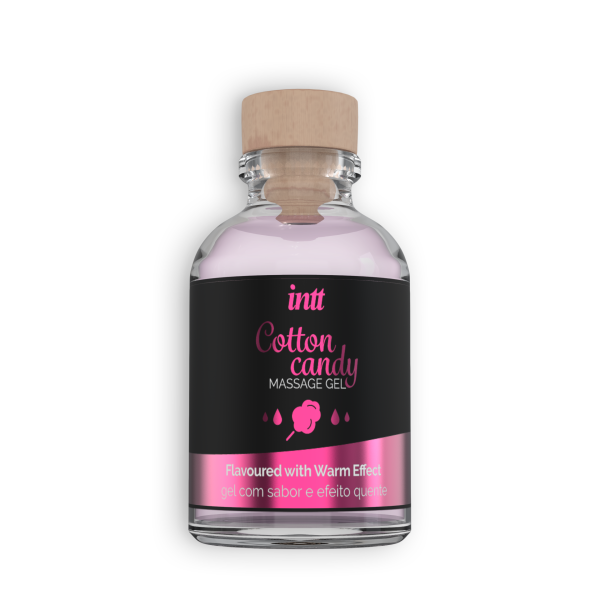 GEL DE MASSAGEM COM SABOR A ALGODÃO DOCE INTT 30ML - Imagen 3