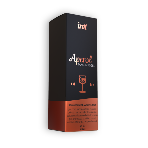 GEL DE MASSAGEM COM SABOR A APEROL INTT 30ML - Imagen 2