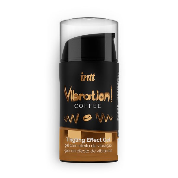 GEL COM VIBRAÇÃO VIBRATION CAFÉ INTT 15ML - Imagen 3
