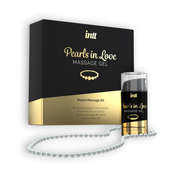 GEL DE MASSAGEM COM COLAR DE PÉROLAS PEARLS IN LOVE INTT 15ML - Imagen 3