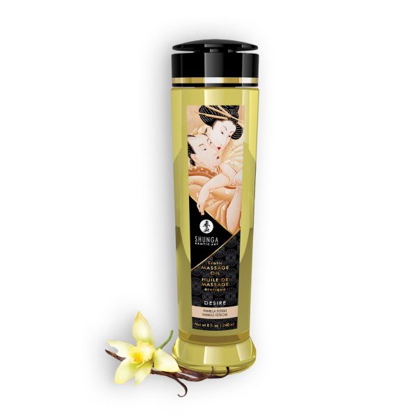 ÓLEO DE MASSAGEM SHUNGA DESIRE BAUNILHA 240ML - Imagen 2