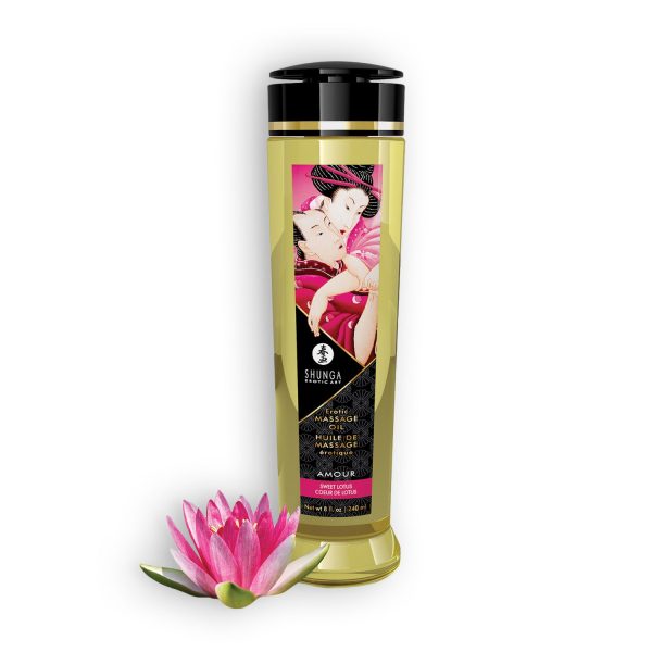 ÓLEO DE MASSAGEM SHUNGA AMOUR DOCE LOTUS 240ML - Imagen 2