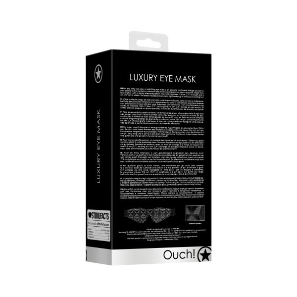 VENDA LUXURY EYE MASK OUCH! PRETA - Imagen 6