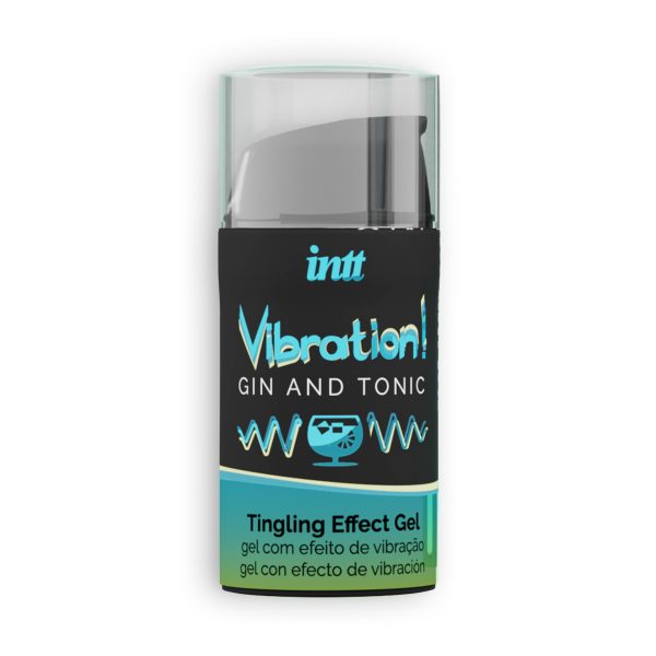 GEL COM VIBRAÇÃO VIBRATION GIN E TÓNICA INTT 15ML - Imagen 3